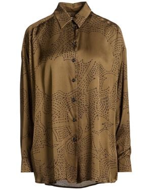 Ottod'Ame Military Shirt Viscose - Green