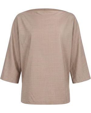P.A.R.O.S.H. Top Virgin Wool, Elastane - Natural