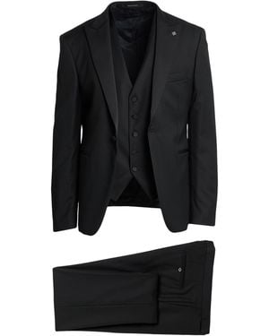 Tagliatore Suit Super 110S Wool - Black