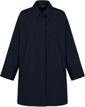 Ter Et Bantine Overcoat & Trench Coat Polyester - Blue