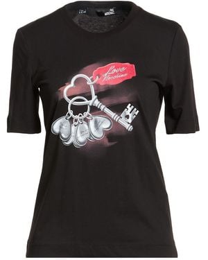Love Moschino Camiseta - Negro