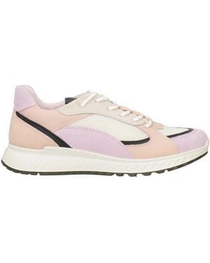 Ecco Sneakers Leather, Textile Fibers - White