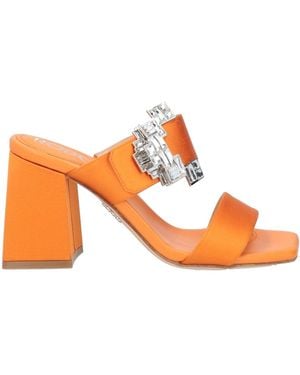 Rodo Sandals Textile Fibers - Orange