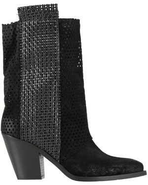 METISSE Botines De Caña Alta - Negro