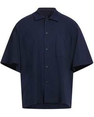 Kiton Knt Shirt Cotton, Elastane - Blue