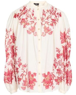 Etro Cream Shirt Cotton - Pink