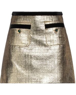 Versace Jeans Couture Mini Skirt Polyester - Metallic