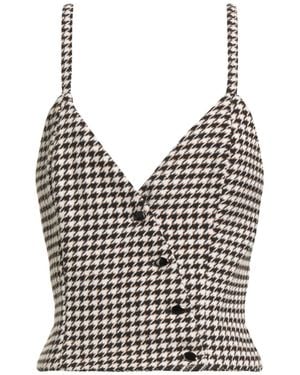 Jijil Ivory Top Polyester, Wool - Gray