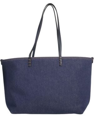 Fendi Shoulder Bag Textile Fibers - Blue