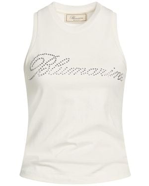 Blumarine Tank Tops - White