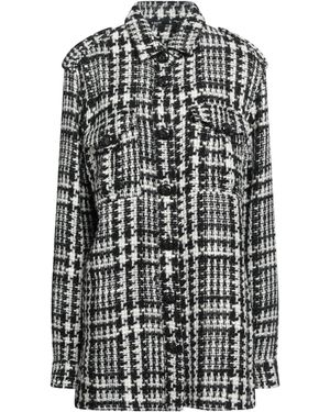 Amen Overcoat & Trench Coat - Black