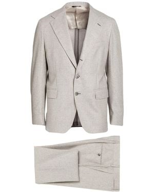 Brian Dales Suit Silk, Wool - Gray