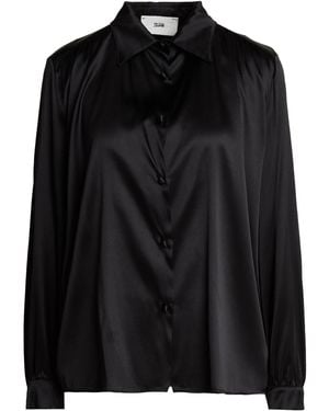 SOLOTRE Shirt Silk, Elastane - Black