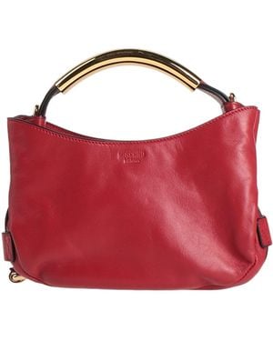 Moschino Handbag Leather, Metal - Red