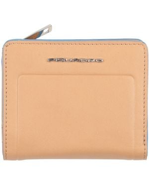 Piquadro Sand Wallet Cow Leather, Eva (Ethylene - Natural