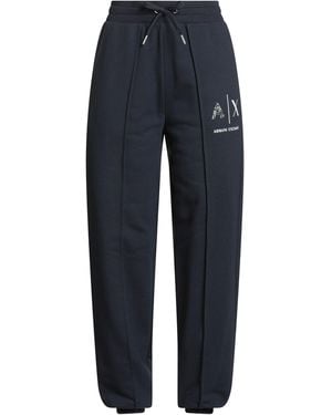 ARMANI EXCHANGE Midnight Trousers Cotton, Polyester - Blue