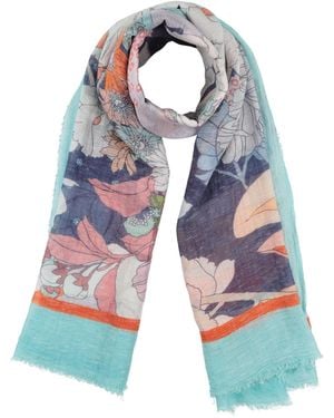 813 Ottotredici Sky Scarf Modal, Linen, Silk - Blue