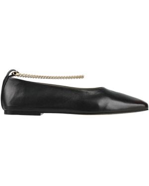 MARIA LUCA Ballet Flats Leather - Black