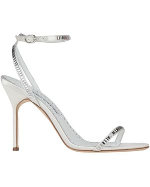 Manolo Blahnik Sandale - Mettallic