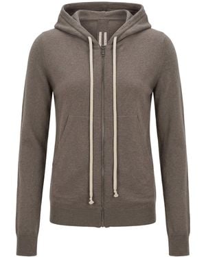 Rick Owens Taupe Cardigan Cashmere - Brown