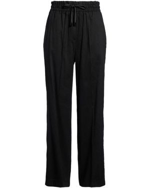 Brian Dales Pants Linen, Viscose, Elastane - Black
