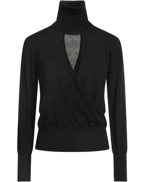 EMMA & GAIA Rollkragenpullover - Schwarz