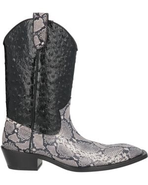 Martine Rose Ankle Boots Leather - Gray