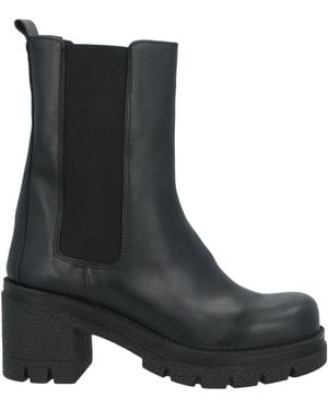 Trend Ankle Boots Calfskin - Black