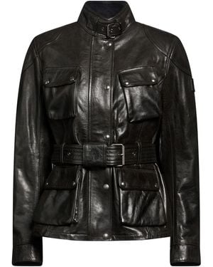 Belstaff Jacket Cow Leather - Black