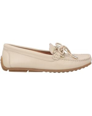 CTWLK Cream Loafers Leather - Natural