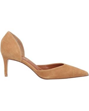 NCUB Tan Court Shoes Leather - Natural