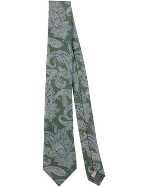 Canali Cravatta E Papillon - Verde