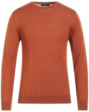 Daniele Fiesoli Tan Jumper Merino Wool - Orange