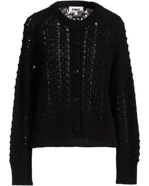 YMC Cardigan Acrylic, Polyamide, Mohair Wool, Wool - Black
