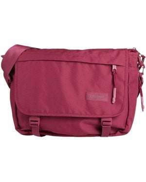 Eastpak Burgundy Cross-Body Bag Textile Fibers - Red