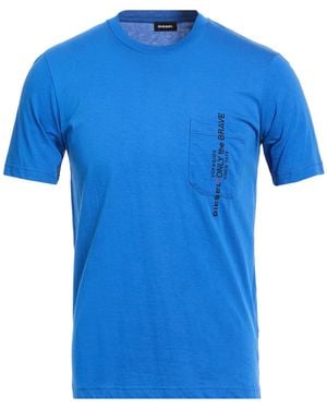 DIESEL T-Shirt Cotton - Blue