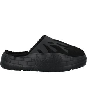 Acupuncture Mules & Clogs - Schwarz