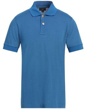 dunhill Polo Shirt Cotton, Silk - Blue