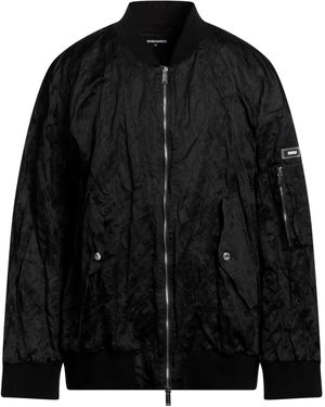 DSquared² Jacket Cotton, Metallic Fibre - Black