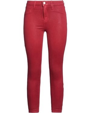L'Agence Garnet Jeans Cotton, Polyester, Elastane - Red