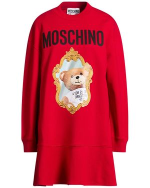 Moschino Couture Mini Dress Cotton - Red