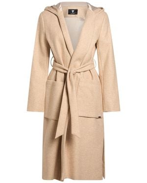 Fracomina Coat Polyester - Natural