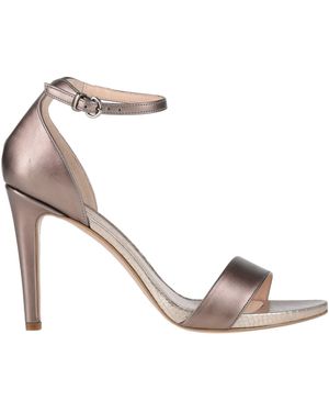 Lorenzo Mari Sandals Leather - Metallic