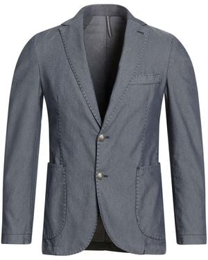 Bharnaba Blazer Cotton, Polyester, Elastane - Blue
