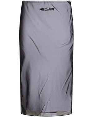 Patrizia Pepe Midi Skirt - Grey