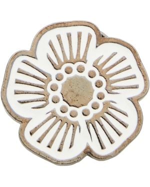 COACH Brooch Metal - White