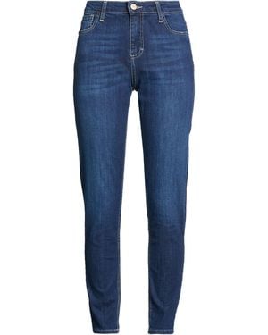 Please Jeans Cotton, Polyester, Elastane - Blue