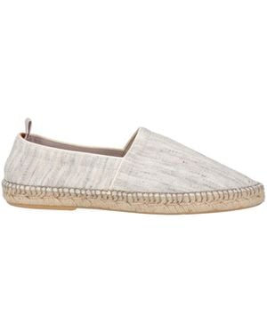 Eleventy Ivory Espadrilles Textile Fibres - White