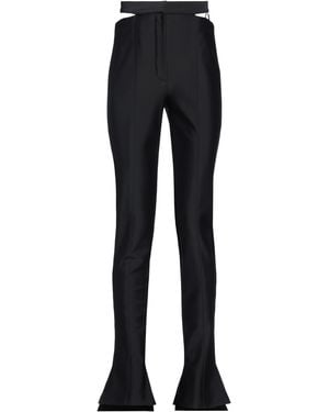 Mugler Pants Polyamide, Elastane - Blue