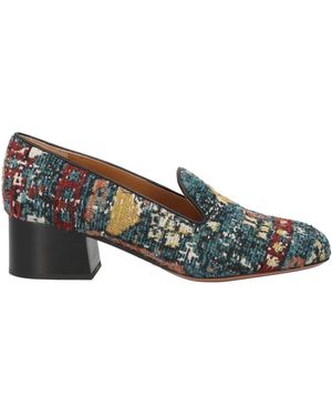Chloé Burgundy Loafers Textile Fibres - Grey